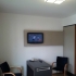 Wandboard mit TV und versteckter Elektroinstallation